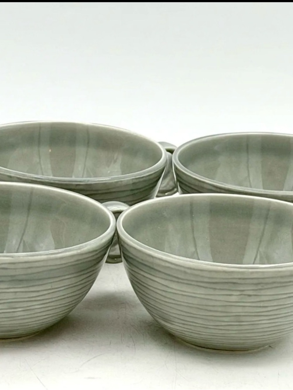4 Steubensville Teacups- Raymor Contempora collection